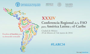 Asume M&eacute;xico presidencia de XXXIV Conferencia Regional de la FAO