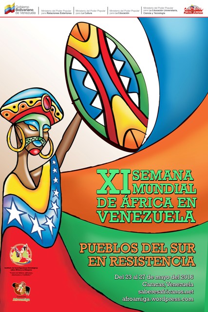 Afiche XI Semana Mundial de África en Venezuela 2
