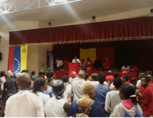 francisco velasquez J venes sudafricanos se solidarizaron con la Revoluci n Bolivariana