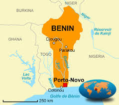 Mapa de Benín