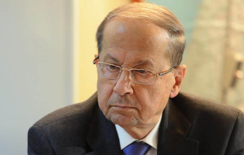 presidente de El Líbano Michel Aoun
