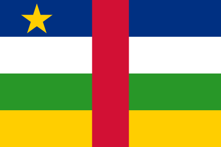 Bandera de la República Central del África