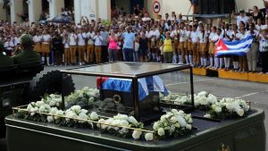 Caravana con cenizas del Comandante Fidel Castro