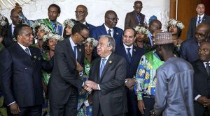 Antonio Guterres en la Cumbre de la Unión Africana realizada en Etiopía