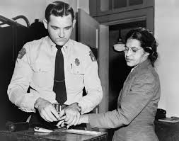 Rosa Park es reseñada por la policía