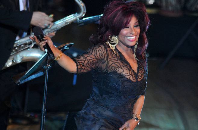 La cantante sudafricana chaka khan