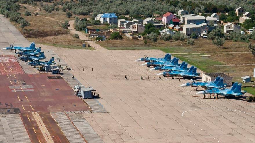 Una base aérea de Rusia