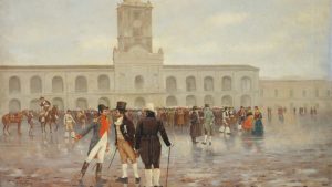 La Revolución de Mayo óleo de Francisco Fortuny
