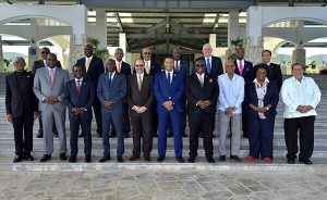 Jefes de la CARICOM en la 39ª Reunión Ordinaria Montego Bay Jamaica