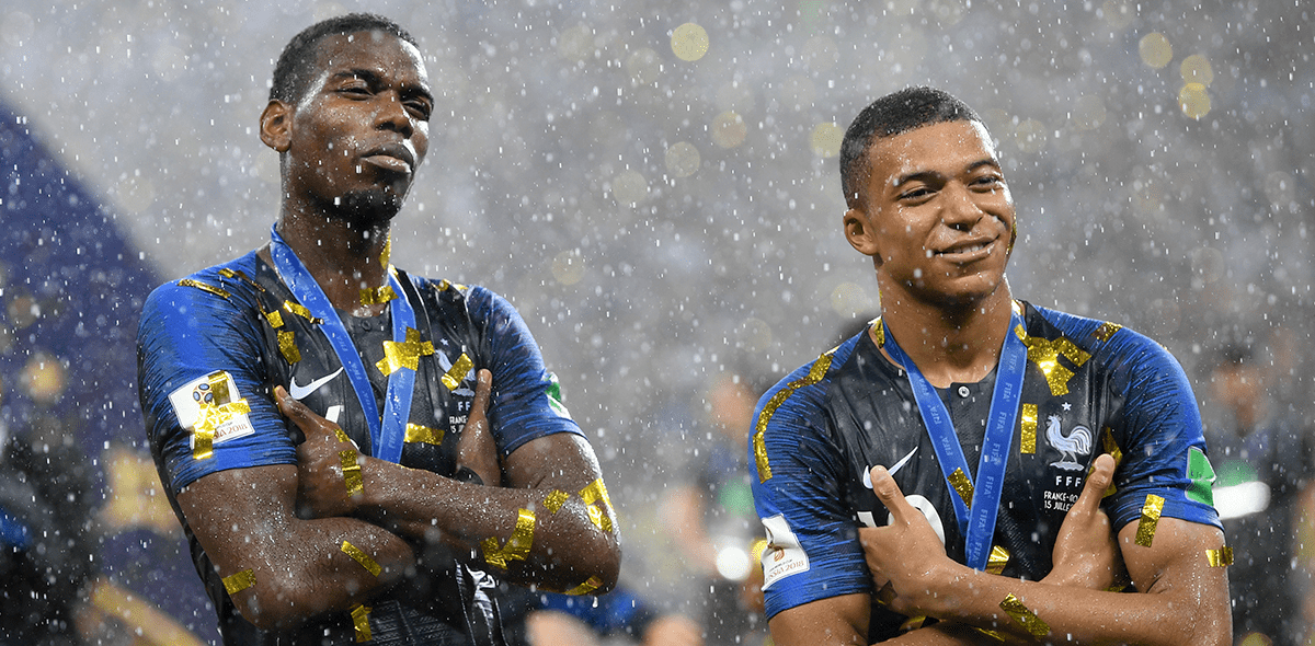 La selección francesa pudo haber sido confundida con un equipo africano