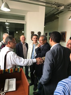 Saúl Ortega en el Centro de Saberes