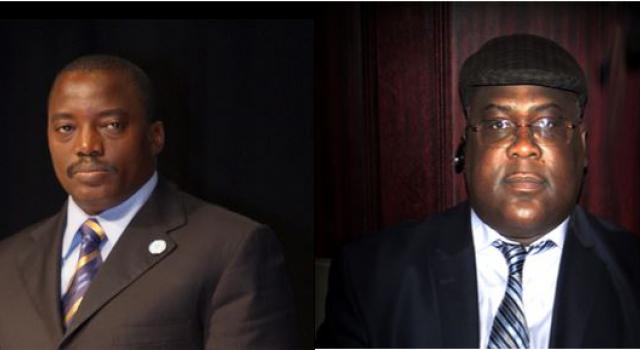 Joseph Kabila presidente saliente y Felix Tshisekedi nuevo presidente
