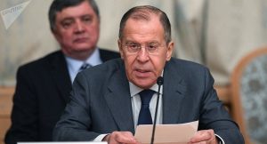 Ministro de Exteriores ruso Serguéi Lavrov