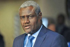Presidente de la Comisión de la Unión Africana Moussa Faki Mahamat