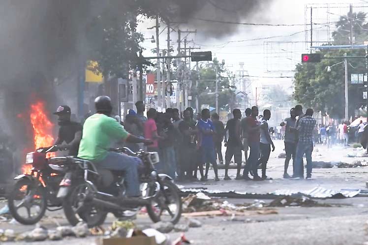 Protestas en Haiti