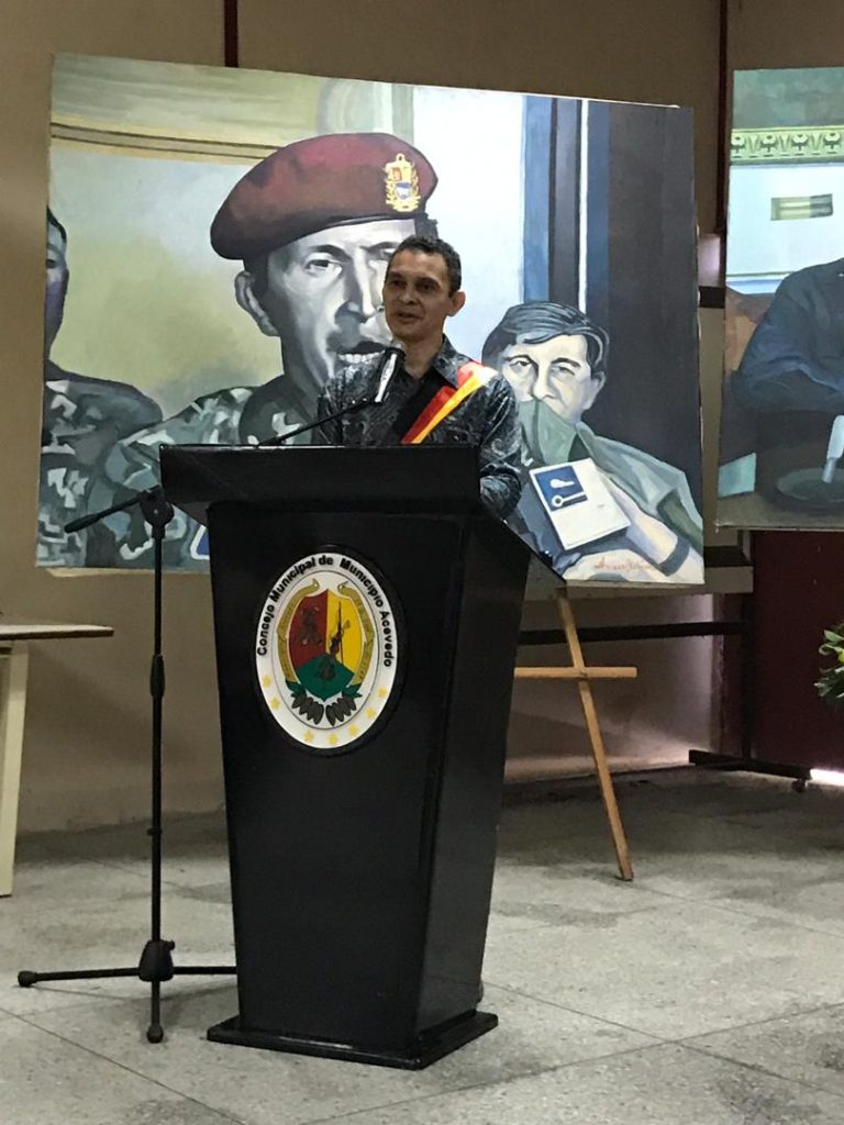 Reinaldo Bolívar en Caucagua