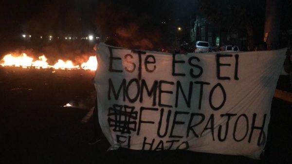 Calles de Tegucigalpa se encuentran tomadas por el pueblo