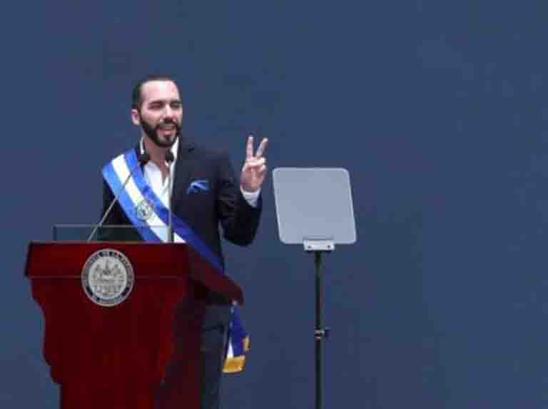 Presidente de el Salvador Nayib Bukele