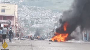 Protestas en Haití