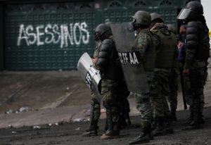 Protesta en Ecuador