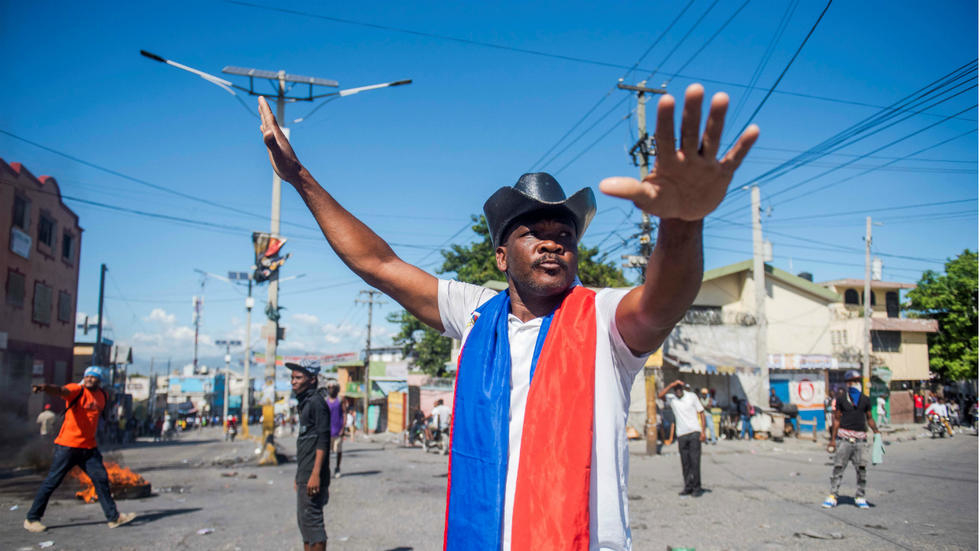 Protestas en Puerto Príncipe Capital de Haití