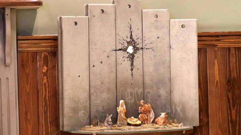 El Pesebre herido de Banksy