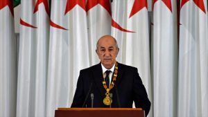 El presidente argelino Abdelmadjid Tebboune