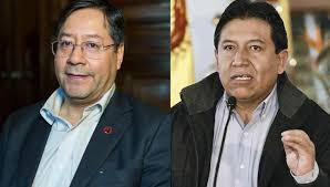 Luis Arce y David Choquehaunca