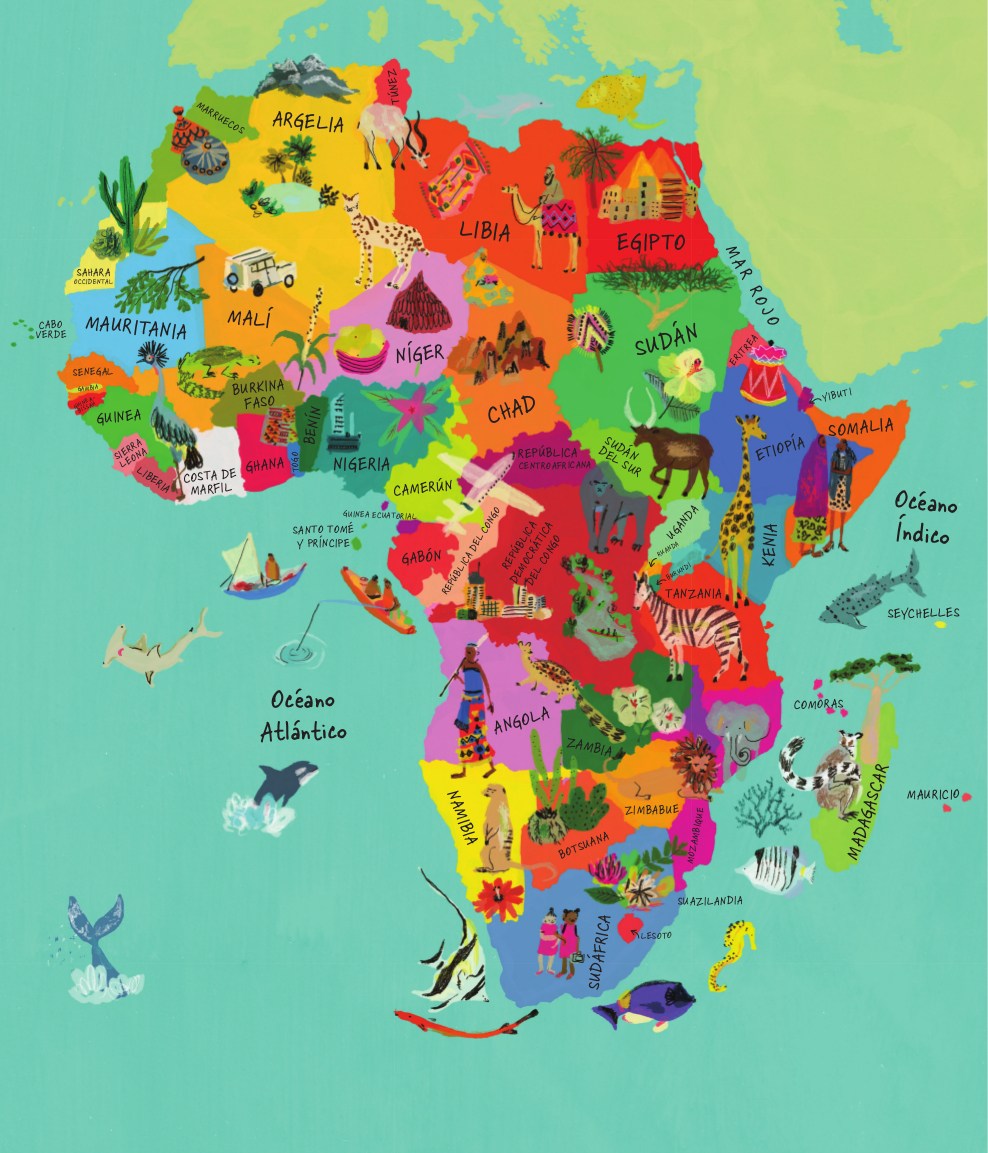 Mapa Esto es Africa