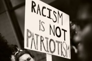 Pancarta en las protestas