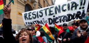 Protestas en Bolivia