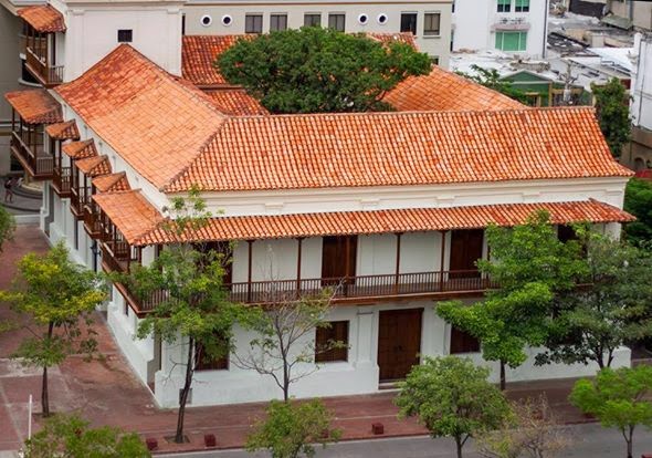 Casa de La Aduana donde fue velado el Libertador