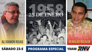 23 de enero. Fraude histórico. Con Alí Ramón Rojas Olaya 23-01-2021