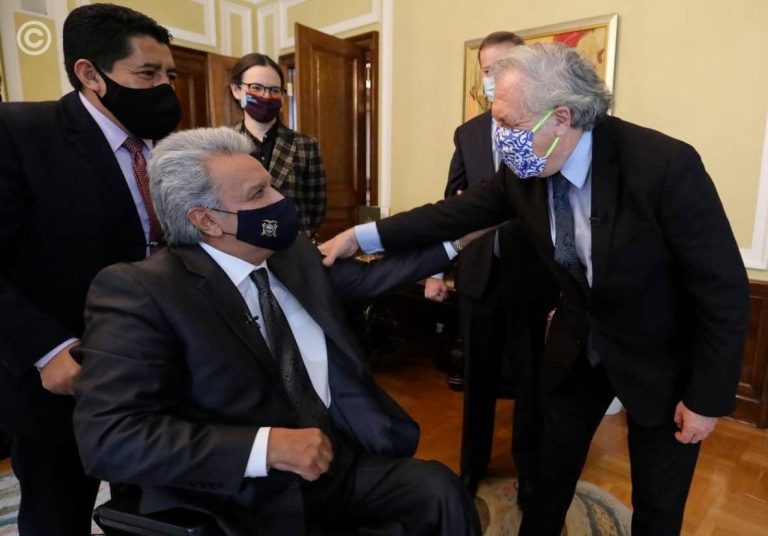 Lenín Moreno con Almagro