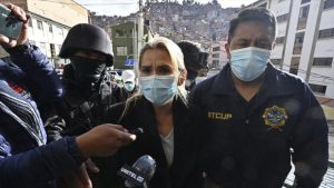 La expresidenta de facto de Bolivia Jeannine Áñez