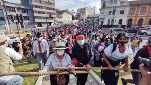 La Conaie acusó que no hubo apertura por parte del Ejecutivo en los temas planteados durante el diálogo del lunes