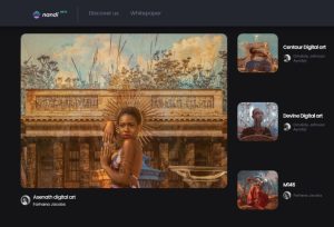 The Premiere Marketplace for Black Creators of Art Culture. Detalle sitio web -