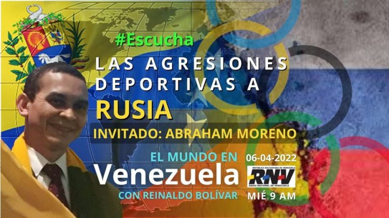- Escucha El Mundo en Venezuela - Invitado: Abraham Moreno. Abril 2022 -