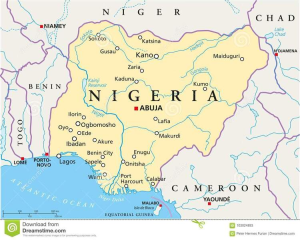 Mapa de Nigeria