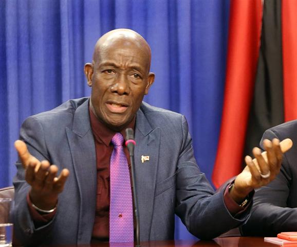 Primer ministro Keith Rowley
