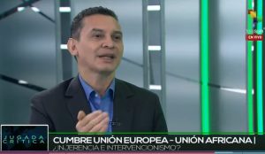 El Profesor Reinaldo Bolívar, invitado al programa Jugada Crítica, por Telesur. 28 de abril -