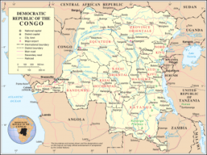 congo rdc mapa