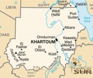 Mapa Sudan