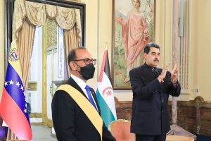 Presidente Maduro con el Embjador Mohamed Salem Daha Lehbib