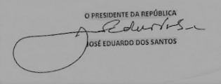 jose eduardo dos santos signature firma
