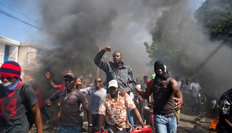 Protestas en Haití