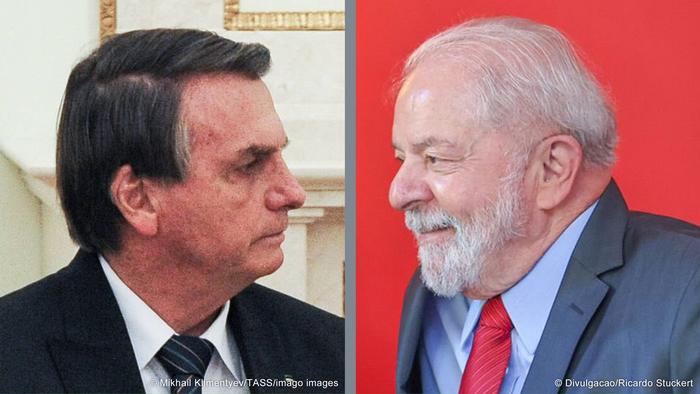 El mandatario ultraderechista Jair Bolsonaro y el expresidente de izquierda Luiz Inácio da Silvajpg