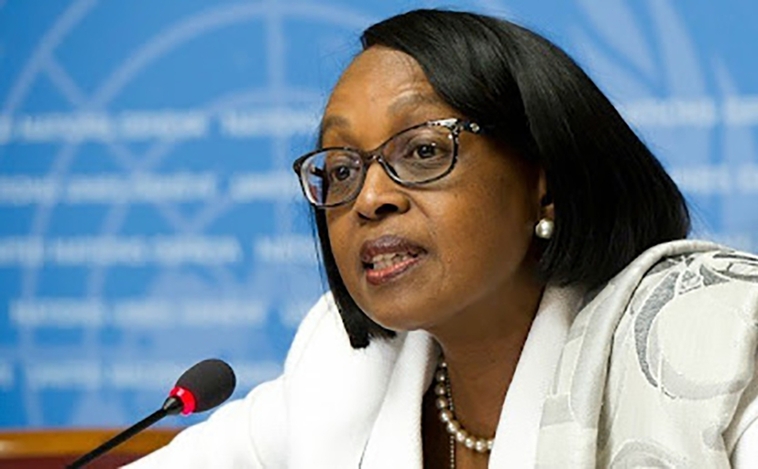 La directora de la OMS para África Matshidiso Moeti OMS