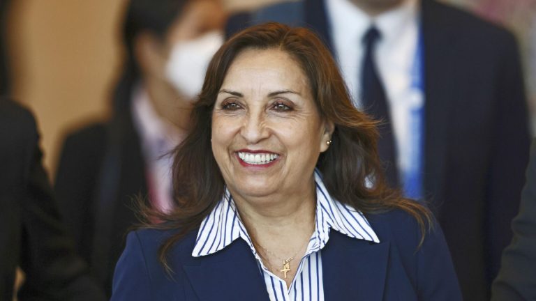 - La presidenta de Perú, Dina Boluarte -