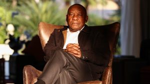 - El presidente de Sudáfrica, Cyril RamaphosaMoeletsi Mabe / Sunday Times / Gallo Images / Gettyimages.ru -